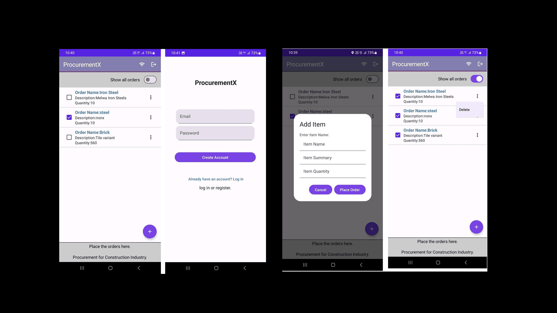 Procurement for Construction Industry